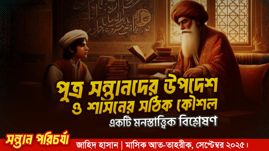 পুত্র সন্তানদের উপদেশ ও শাসনের সঠিক কৌশল : একটি মনস্তাত্ত্বিক বিশ্লেষণ