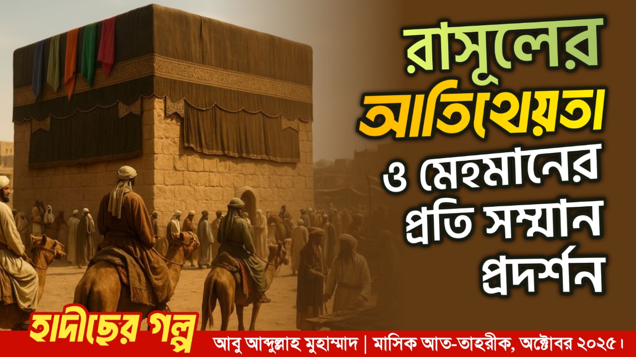 রাসূলের আতিথেয়তা ও মেহমানের প্রতি সম্মান প্রদর্শন