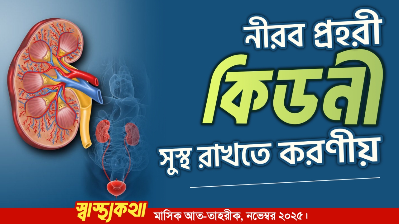 নীরব প্রহরী কিডনী : সুস্থ রাখতে করণীয়
