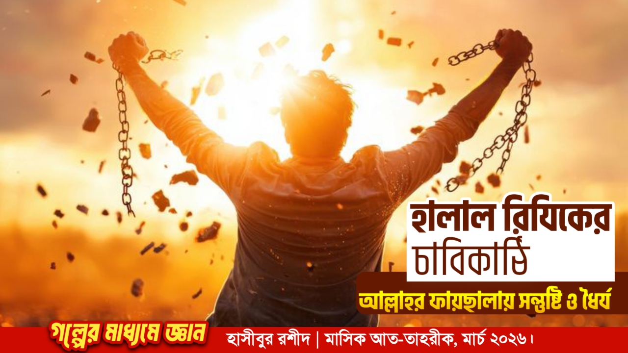 হালাল রিযিকের চাবিকাঠি : আল্লাহর ফয়সালায় সন্তুষ্টি ও ধৈর্য