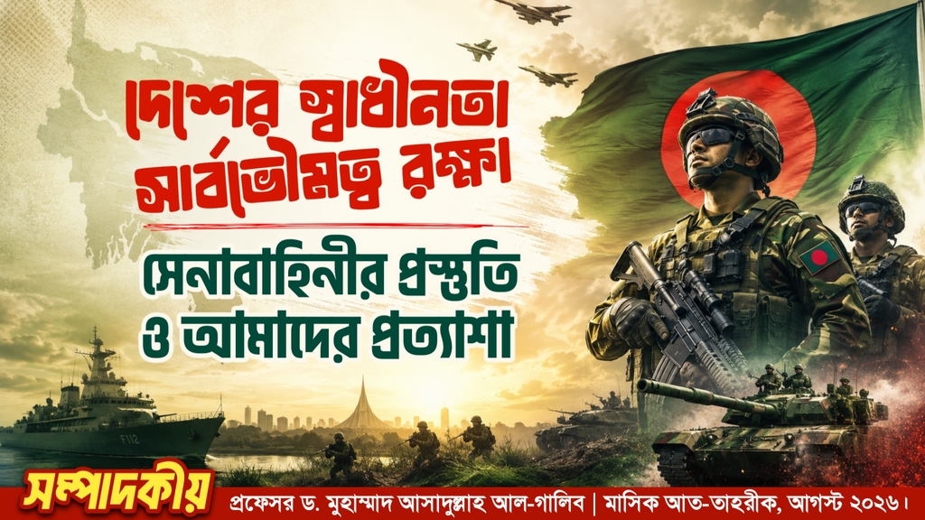 দেশের স্বাধীনতা-সার্বভৌমত্ব সুরক্ষা : সেনাবাহিনীর প্রস্ত্ততি ও আমাদের প্রত্যাশা