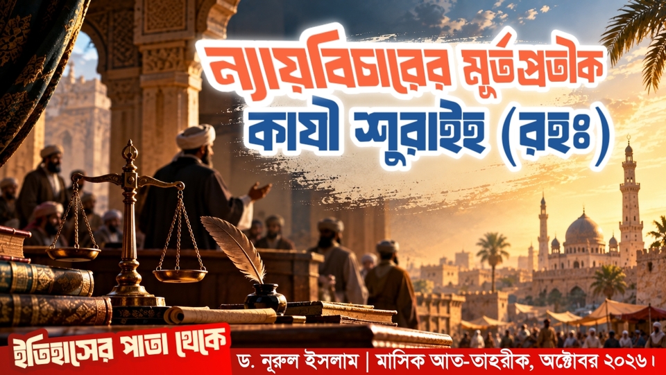 ন্যায়বিচারের মূর্তপ্রতীক কাযী শুরাইহ (রহঃ)